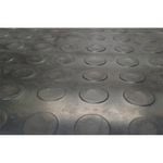 Ideal 1m Black Round Stud Rubber Matting Sheet
