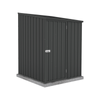 Absco Sheds 1.52 x 1.52 x 2.08m Space Saver Single Door Garden Shed - Monument