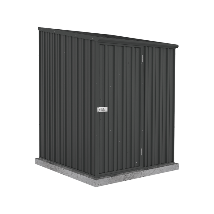 Absco Sheds 1.52 x 1.52 x 2.08m Space Saver Single Door Garden Shed - Monument