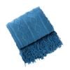Anyhouz Blue Throw Blanket Vertical Bar 130x230cm