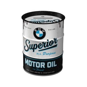 Nostalgic-Art Money Box Oil Barrel BMW Motor Oil