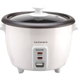 Maxim Kitchen Pro 1.8L/10 Cup Rice Cooker Non-Stick Pan White
