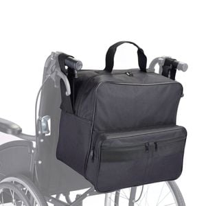 Wheelchair Bag for Seniors Large Storage Backpack for Mobility Aid Waterproof Organizer Tote