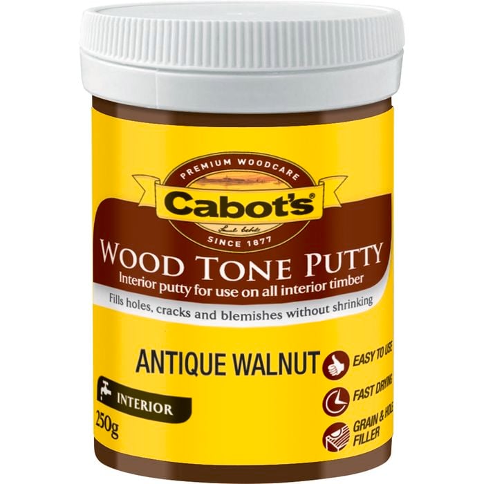 Cabot's 250g Antique Walnut Woodtone Putty