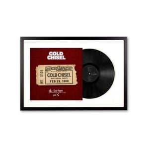 Framed Cold Chisel The Live Tapes Vol 5 - Live At The Bondi Lifesaver - Triple Vinyl Album Art
