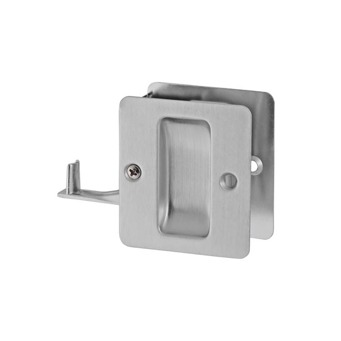 Schlage Satin Chrome Cavity Passage Sliding Pull Door Lock