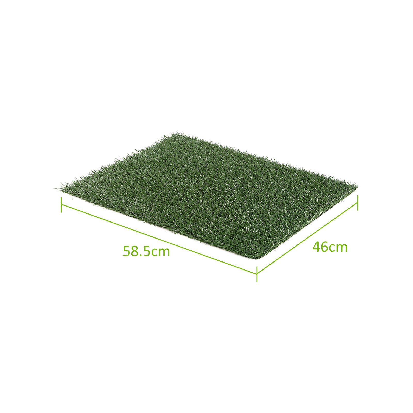 Paw Mate 4 Grass Mat for Pet Dog Potty Tray Training Toilet 58.5cm x 46cm Bunnings Australia