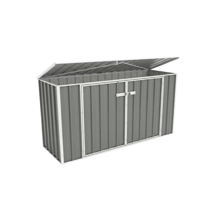 Absco Sheds 2.26mW x 0.78mD x 1.15mH Woodland Grey Wheelie Bin Cover