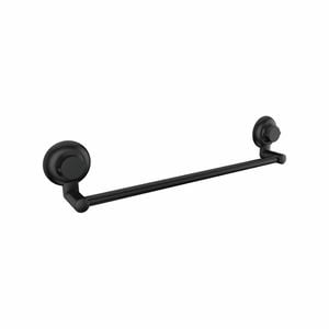 Naleon 45cm Black Suction Works Towel Rail