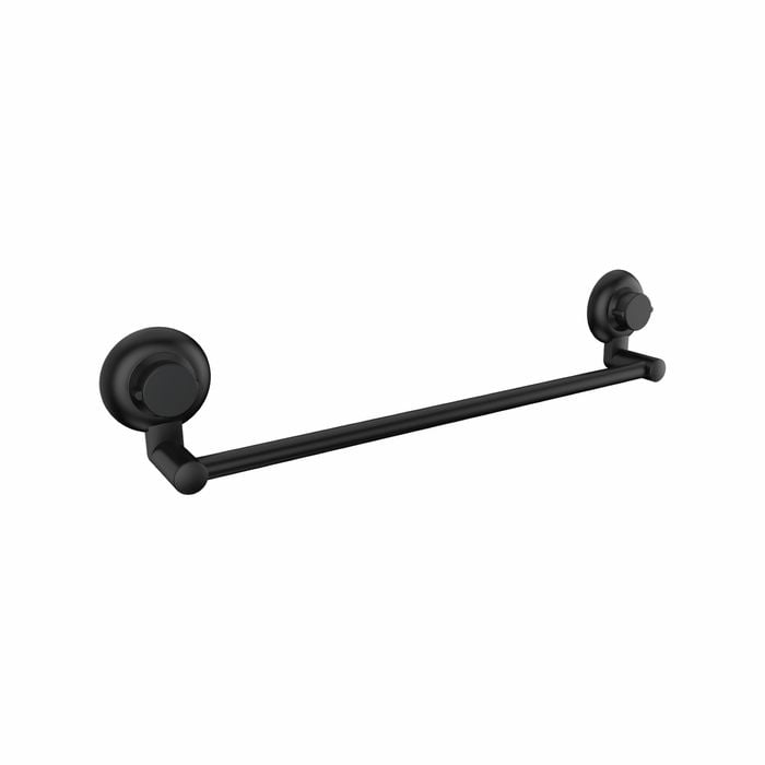 Naleon 45cm Black Suction Works Towel Rail
