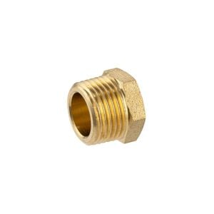 Brasshards 10mm Brass Threaded Hex Plug LF
