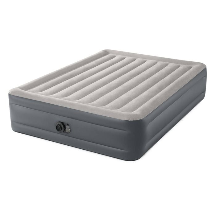 Intex Queen Essential Rest Internal Pump Inflatable Airbed 203x152x46cm