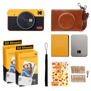 Kodak C210r Mini Shot 2 Retro Instant Camera Bundle - Yellow