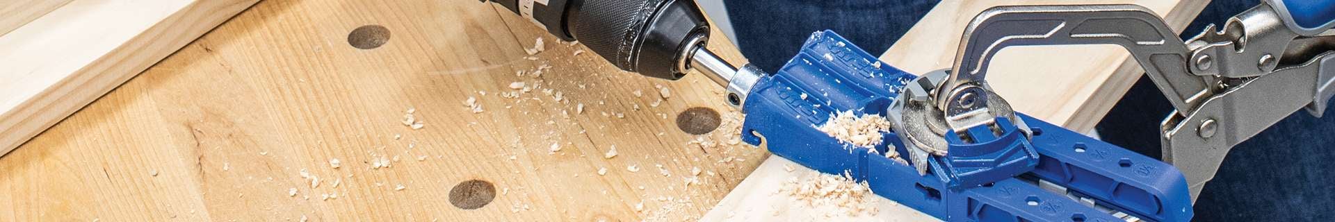 Pocket hole jig.