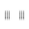 6pc Target Swiss DX Diamond Grip Dart Points 40mm - Black