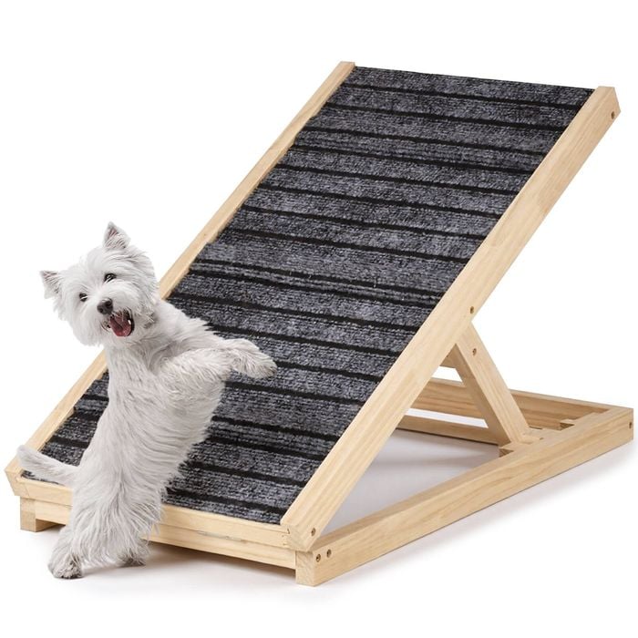Advwin Pet Ramp Pet Stairs Steps 3 Height Adjustable Non-Slip