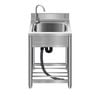 Stainless Steel  Sink 55x50x80cm With Pull Out Tap