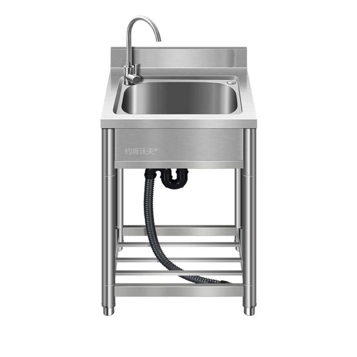 Stainless Steel  Sink 55x50x80cm With Pull Out Tap