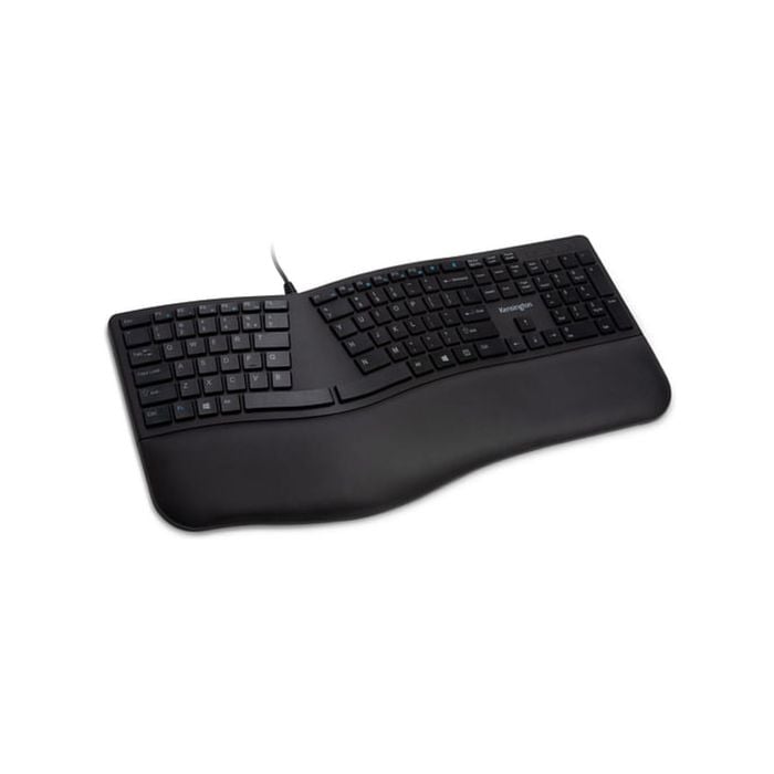 Kensington Pro Fit Ergonomic Wired Keyboard - Black [K75400US]