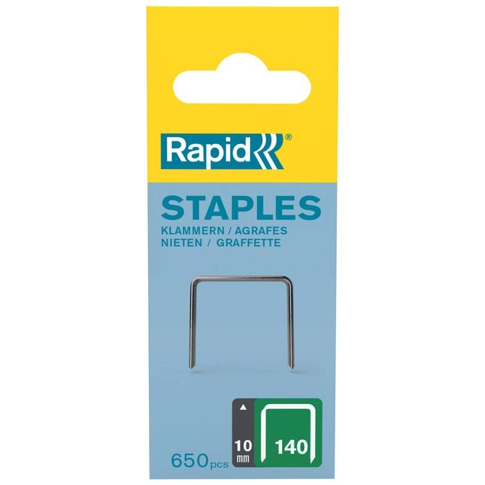 Rapid 10mm 140 Series Staples - 650 pieces