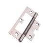 Lane 90 x 54 x 1.6mm Polished Stainless Steel Easy Fit Fixed Pin Hinge - 2 Pack