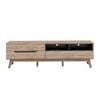 Elsi 1.8m Oak TV Entertainment Storage Unit