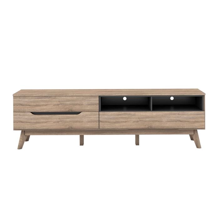Elsi 1.8m Oak TV Entertainment Storage Unit