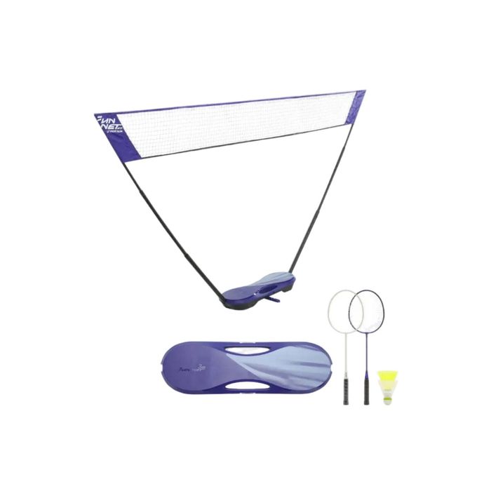 Decathlon - Badminton Net  Fun Set 3 Meter Royal Blue - One Size