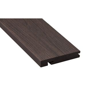 Ekodeck 137 x 23mm 5.4m Estate Brown Designer Edge Board Composite Decking
