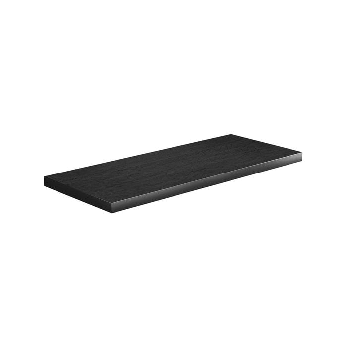 Flexi Storage Decorative Shelving 600 x 24 x 190mm Black Oak Style Shelf