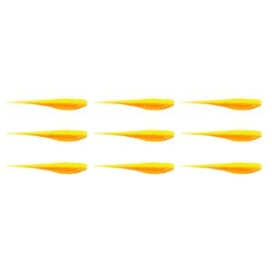 3x 3PK 7 In Rapala Crush City The Jerk Soft Plastic Minnow Lures - Solar Flare