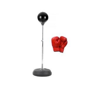 Hacienda Free-standing Boxing Set: Pu Punching Ball & Boxing Gloves