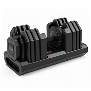 Fitnesslab 24kg fast adjustable dumbbell gym weight for exercise fitness
