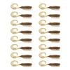 2x 8PK 2.5In Rapala Crush City Soft Plastic Curly Tail Lures - Bloodworm UV