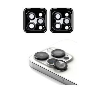 Icoverlover 2x For Iphone 14 Pro Camera Lens Protectors With Locator Black