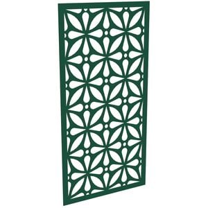 ProtectorAl 300-1200w x 1201-2400h Dark Green/Gloss White Morrocco Unframed Composite Deco Panel