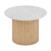 Modern Furniture BLANCHE Side Table 60cm - Terrazzo Stone
