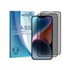 2 Pack MEZON iPhone 14 Plus (6.7") Privacy Anti-Spy Full Cover Tempered Glass
