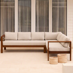 Mimosa Santo Timber Corner Lounge with Cushion