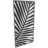 ProtectorAl 300-1200w x 1201-2400h Gloss Black/Satin Black Palm Unframed Composite Deco Panel