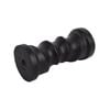 Sunrise Rubber Roller Self Centering Black Roller 6" 17mm Bore - Brr217