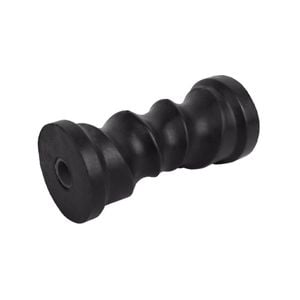 Sunrise Rubber Roller Self Centering Black Roller 6" 17mm Bore - Brr217