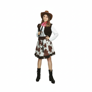 More Than Party Adult Cowgirl Costume Fringe Detail One Size Fit
