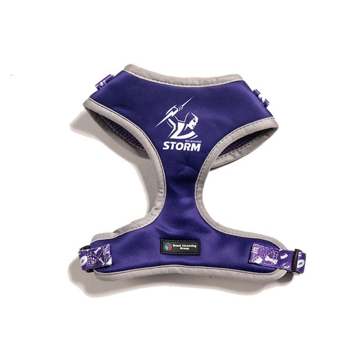 NRL Melbourne Storm Pet Dog Padded Harness Adjustable Vest XS