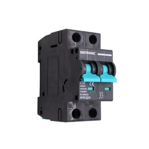 Exotronic 32A 2-Pole DC Circuit Breaker (MCB)