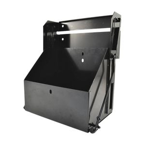 Drop Down Battery Tray Black Stainless Steel