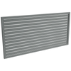 ProtectorAl 1001-2000W X 300-1000H Monument Aluminium Welded Slat Panel Horizontal 9mm Gap