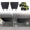 Car Front Seat Back Protectors For Suzuki Jimny 2018-onwards Anti-kick Mats Pu Leather Cover Set Of 2