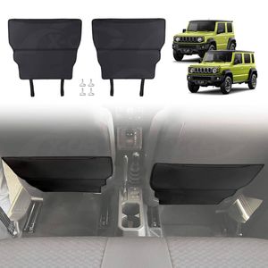 Car Front Seat Back Protectors For Suzuki Jimny 2018-onwards Anti-kick Mats Pu Leather Cover Set Of 2