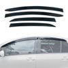 AUSGO Luxury Weather Shields for Toyota Yaris Hatch 2005-2011 Weathershields Window Visors Wind Deflectors
